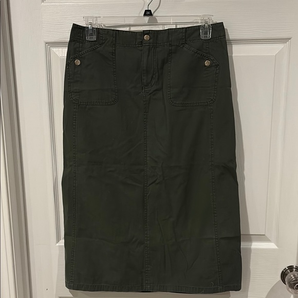 White Stag Dresses & Skirts - White Stag Dark Green Pencil Skirt